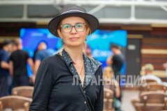 Писатель Захар Прилепин выступил с лекцией на фестивале в Луганске