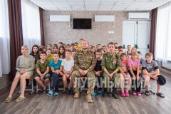 Ветераны СВО провели для детей урок мужества
