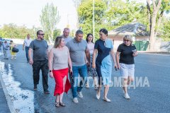 Яна Пащенко проинспектировала восстановление ул. Т. Шевченко