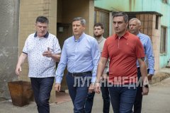 Председатель Правительства ЛНР побывал на трех луганских предприятиях, осуществляющих инвестиционные проекты в рамках свободной эконом